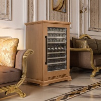 Винный шкаф в деревянном корпусе Meyvel MV77PRO-KBT2 цвет бук